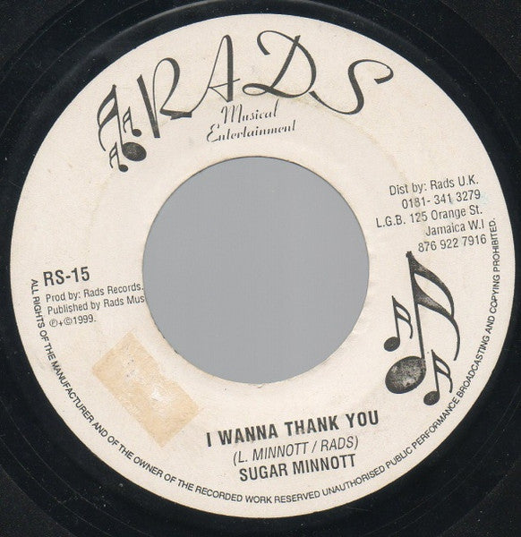 Sugar Minnott – I Wanna Thank You