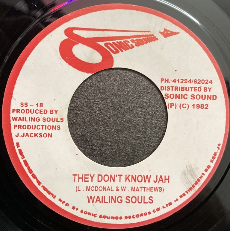 Wailing Souls - They don't know Jah (7")