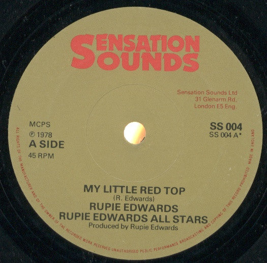 Rupie Edwards, Rupie Edwards All Stars – My Little Red Top