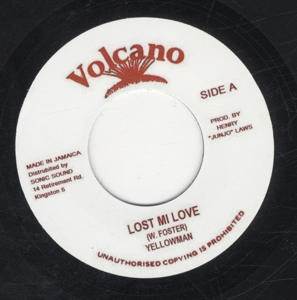 Yellowman / Billy Boyo – Lost Mi Love / Billy Boyo In The Area