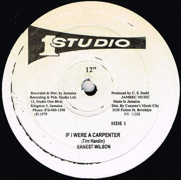 Ernest Wilson / Sugar Minott – If I Were A Carpenter / Love And Understanding
