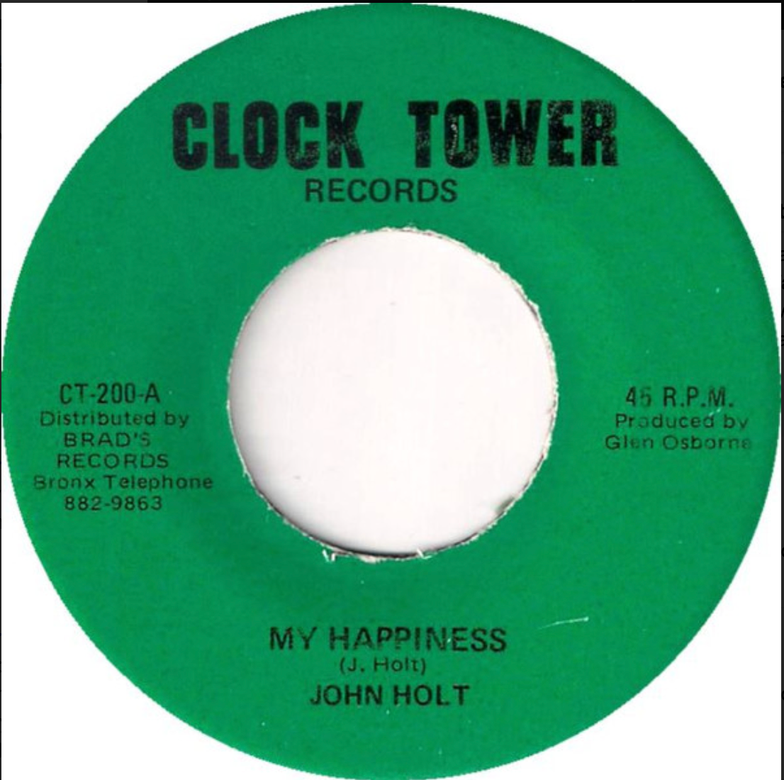 John Holt ‎– My Happiness / Version