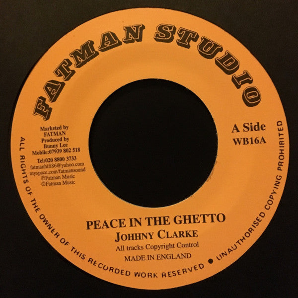 Johnny Clarke / Aggrovators – Peace In The Ghetto