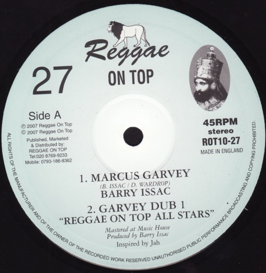 Barry Issac ‎– Marcus Garvey