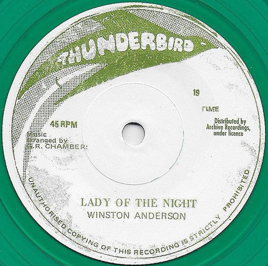 Winston Anderson ‎– Lady Of The Night