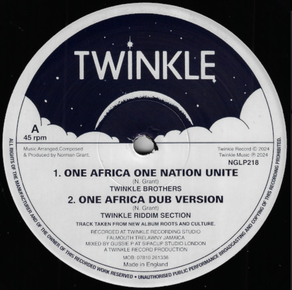 Twinkle Brothers ‎– One Africa One Nation Unite