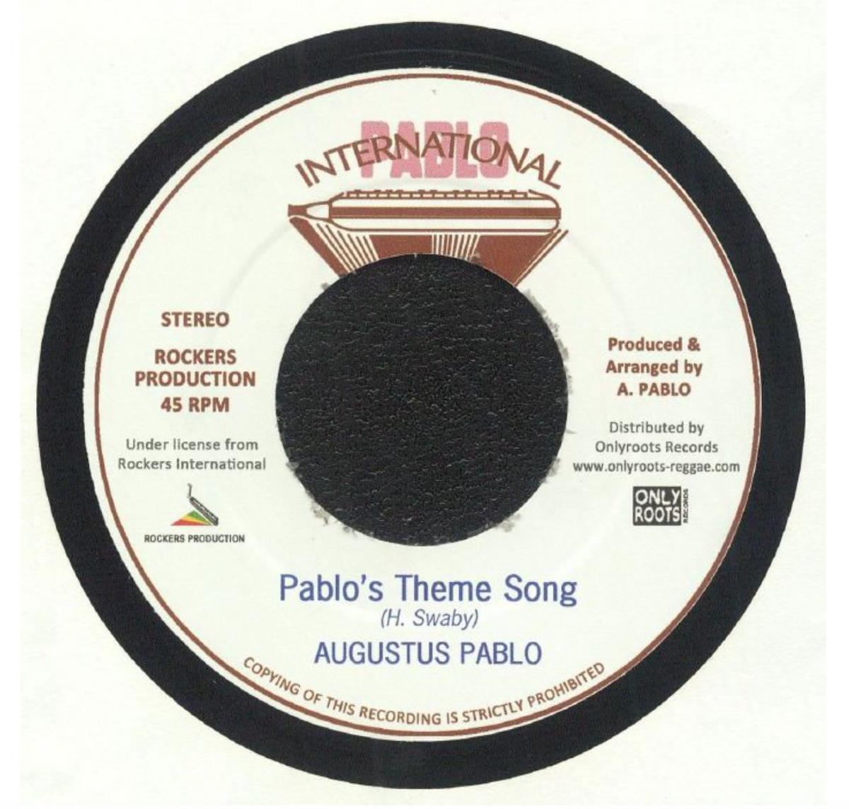 Augustus Pablo - Pablo's Theme Song / Tubby Dub Song