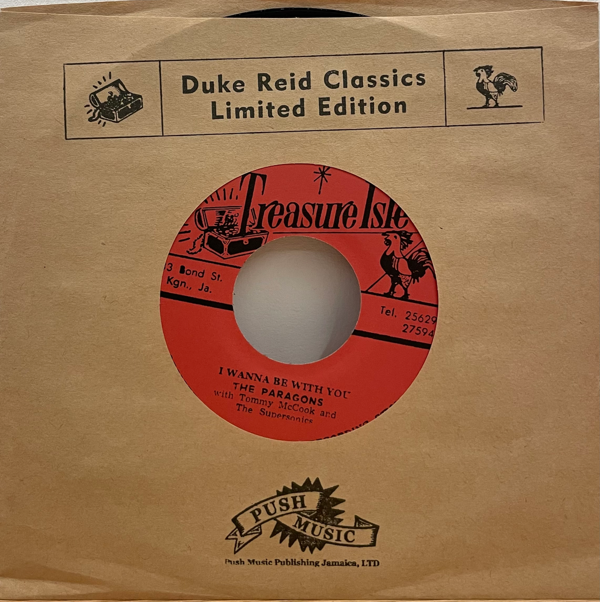 The Paragons / Tommy McCook & The Supersonics — I Wanna Be With You