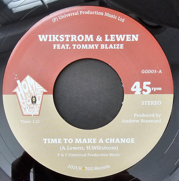 Wikstrom & Lewen – Time To Make A Change / Good, Good Feeling