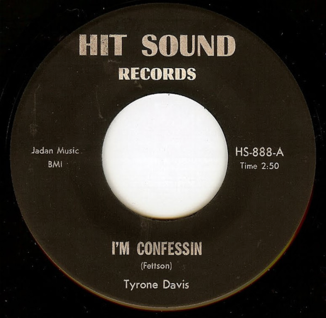 Tyrone Davis ‎– I'm Confessin