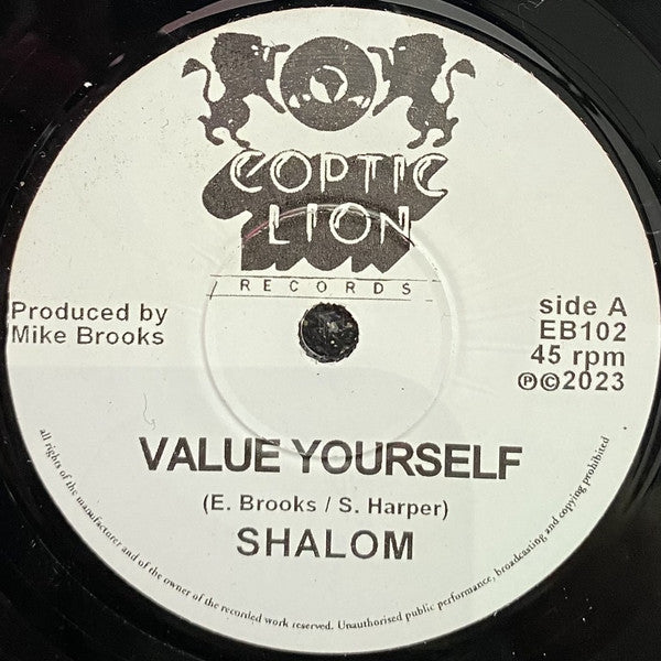 Shalom – Value Yourself
