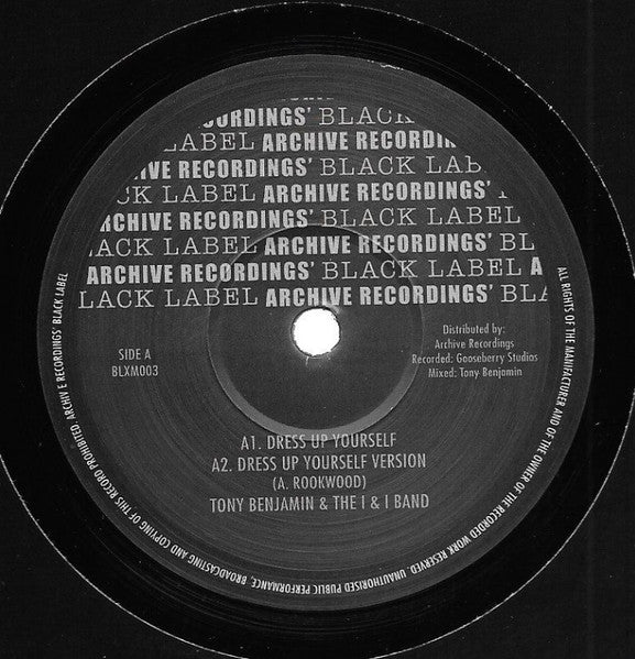 Tony Benjamin & The I & I Band – Dress Up Yourself (Dubplate Mix)