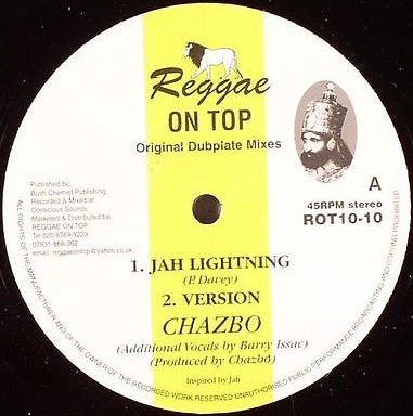 Chazbo – Jah Lightning / Four Noble Truths
