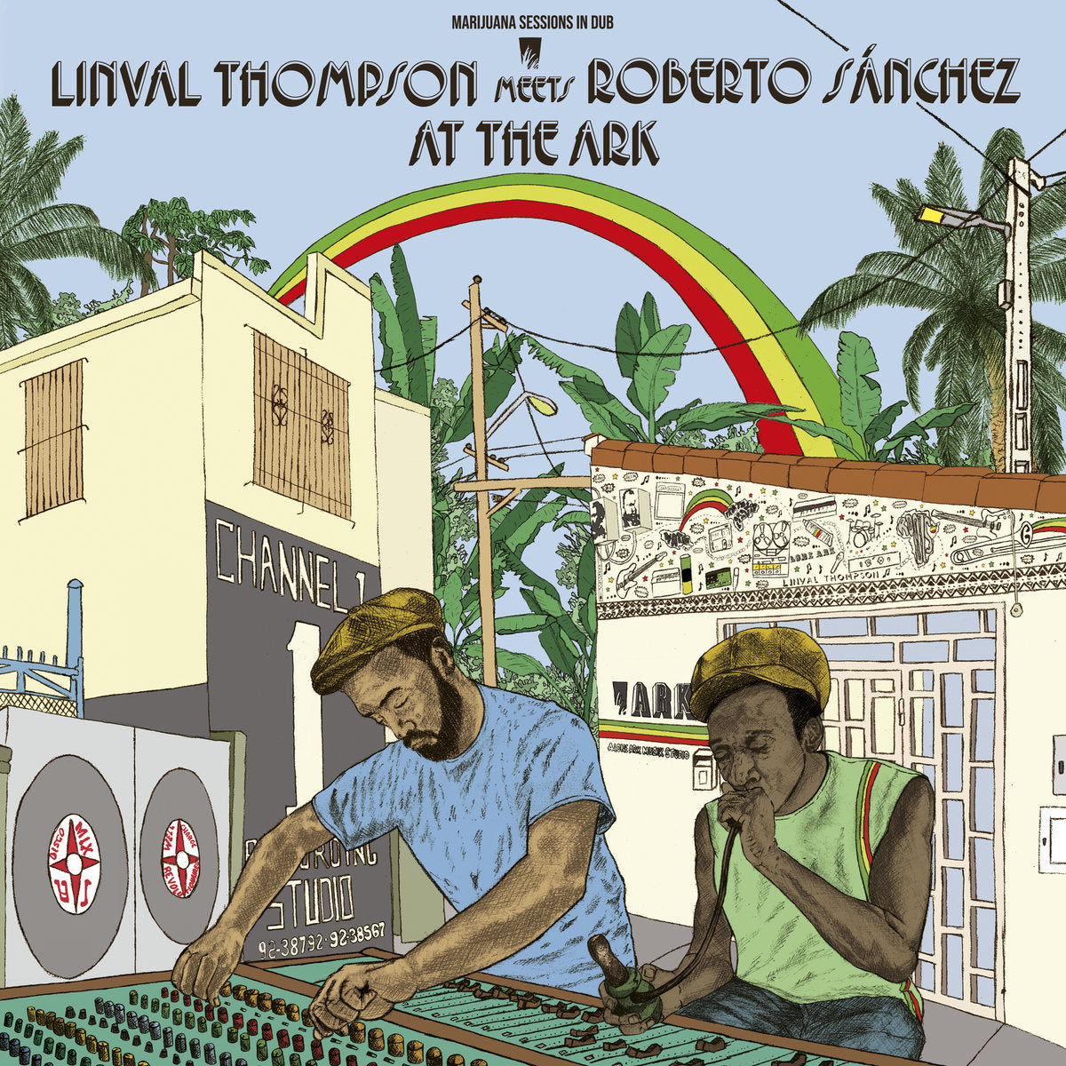 Linval Thompson Meets Roberto Sánchez At The Ark - Marijuana Sessions In Dub CD