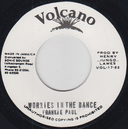 Frankie Paul – Worries In The Dance