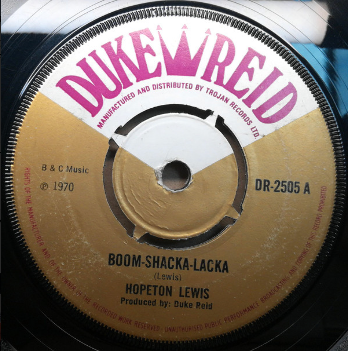 Hopeton Lewis / Tommy McCook Quintet ‎– Boom-Shacka-Lacka / Dynamite