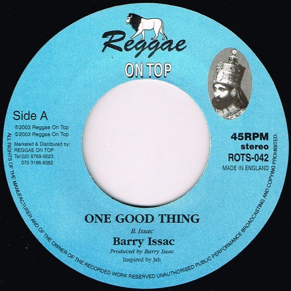 Barry Issac ‎– One Good Thing