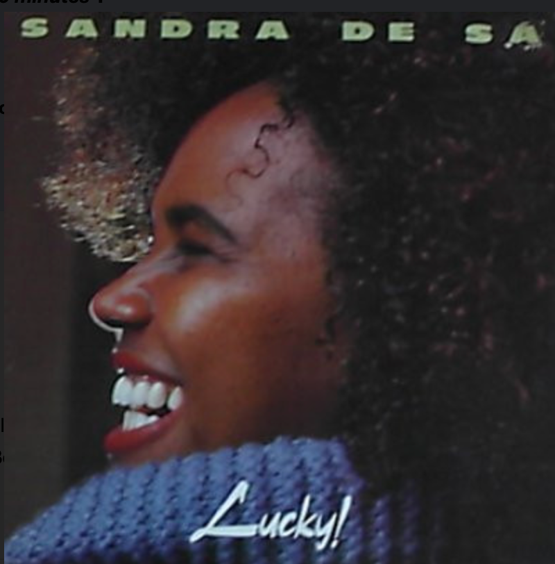 Sandra De Sá ‎– Lucky