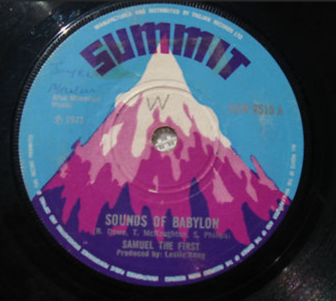 Samuel The First ‎– Sounds Of Babylon