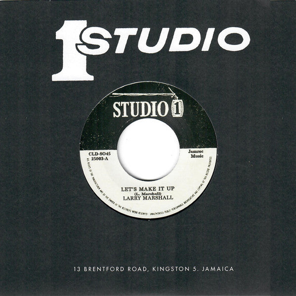 Larry Marshall / Burning Spear ‎– Let's Make It Up / Free