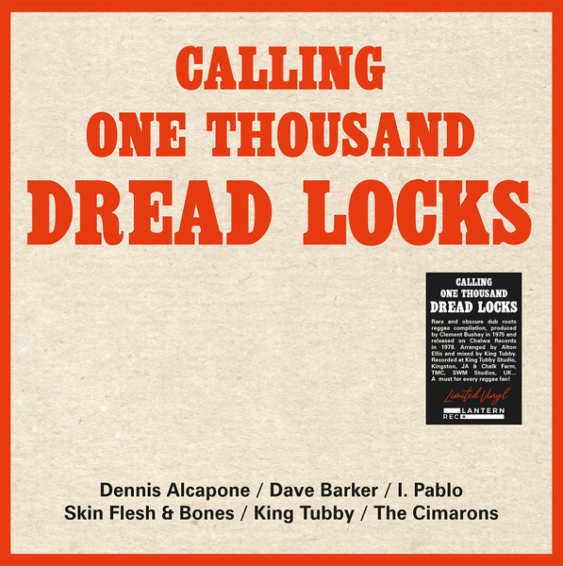 Various  ‎– Calling One Thousand Dread Locks