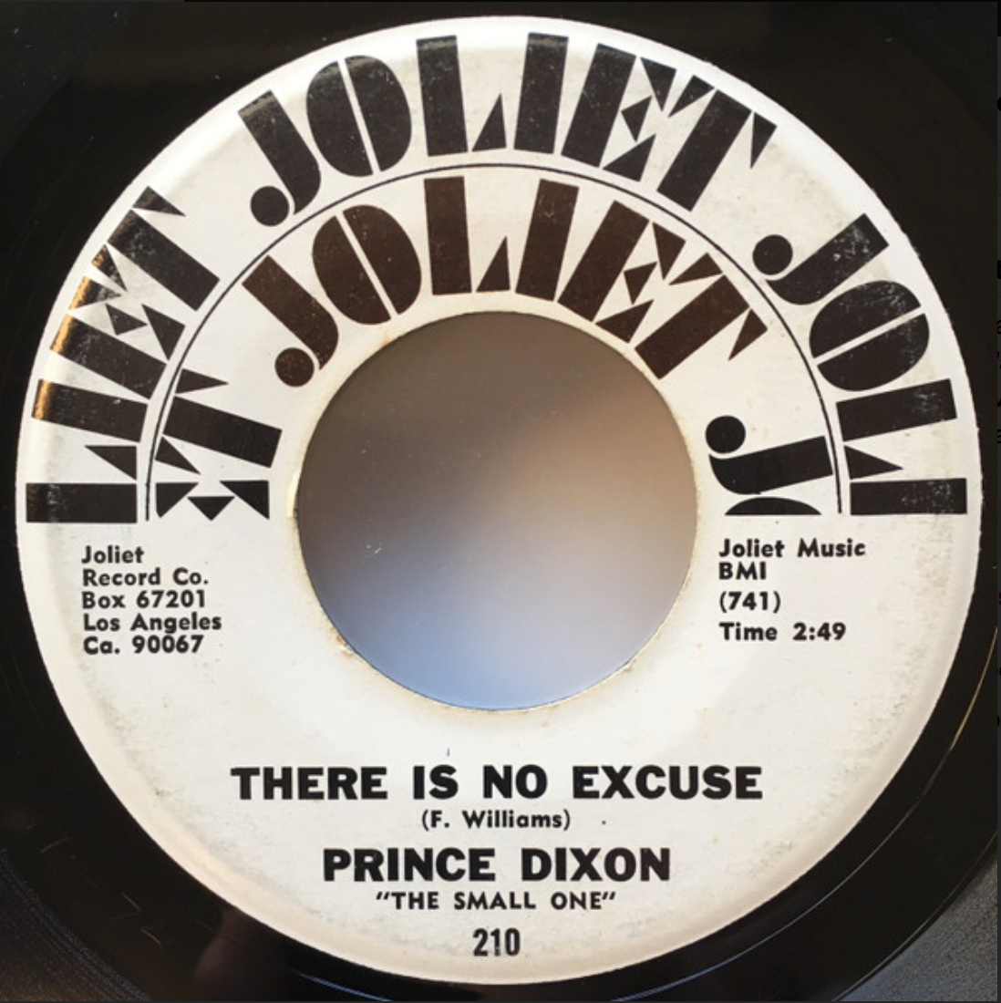 Prince Dixon ‎– There Is No Excuse / I Wonder If The Day Will Ever Come