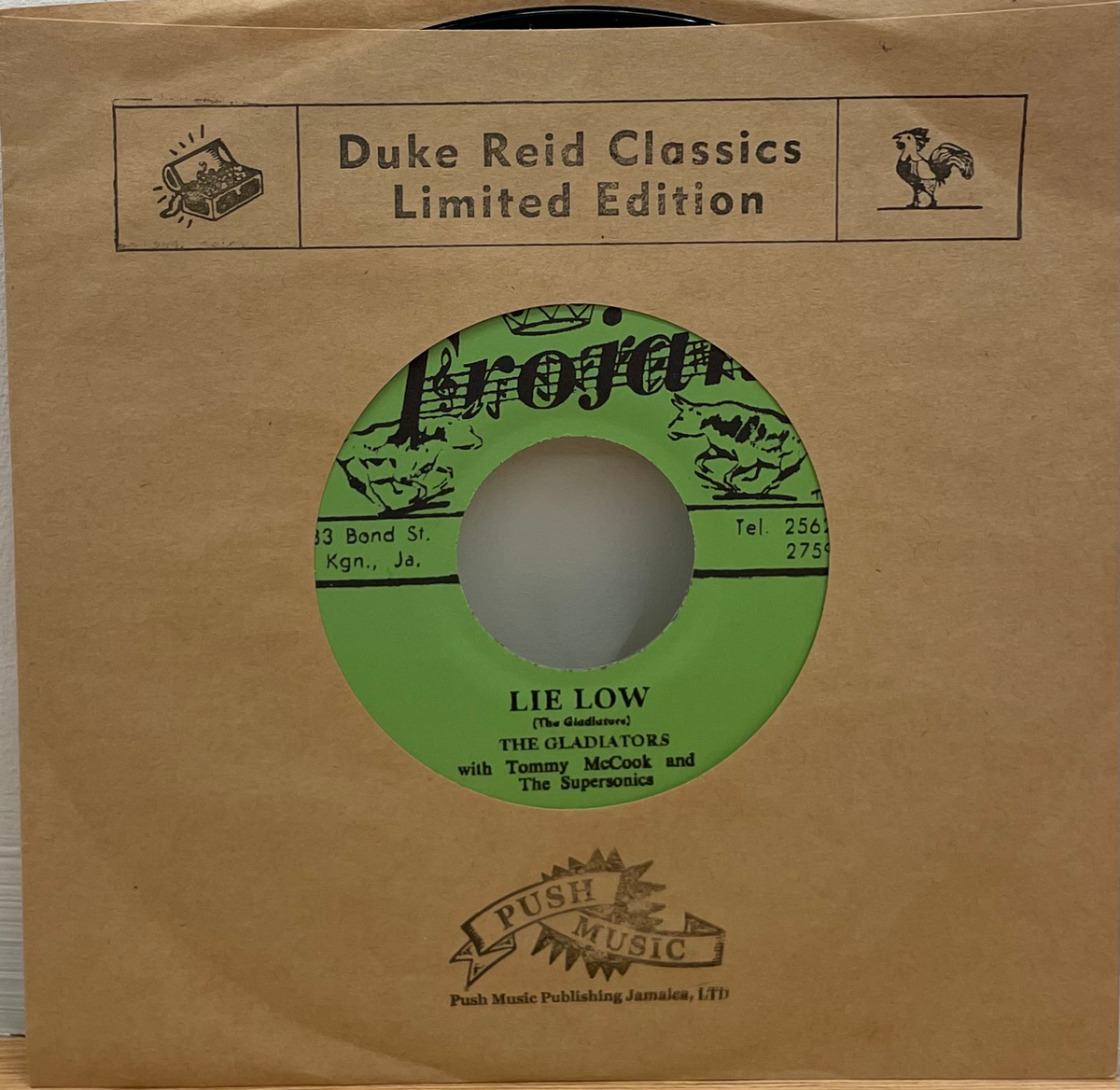 The Gladiators With Tommy McCook And The Supersonics - Lie Low / How Soon