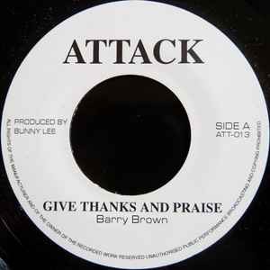 Barry Brown - Give Thanks And Praise