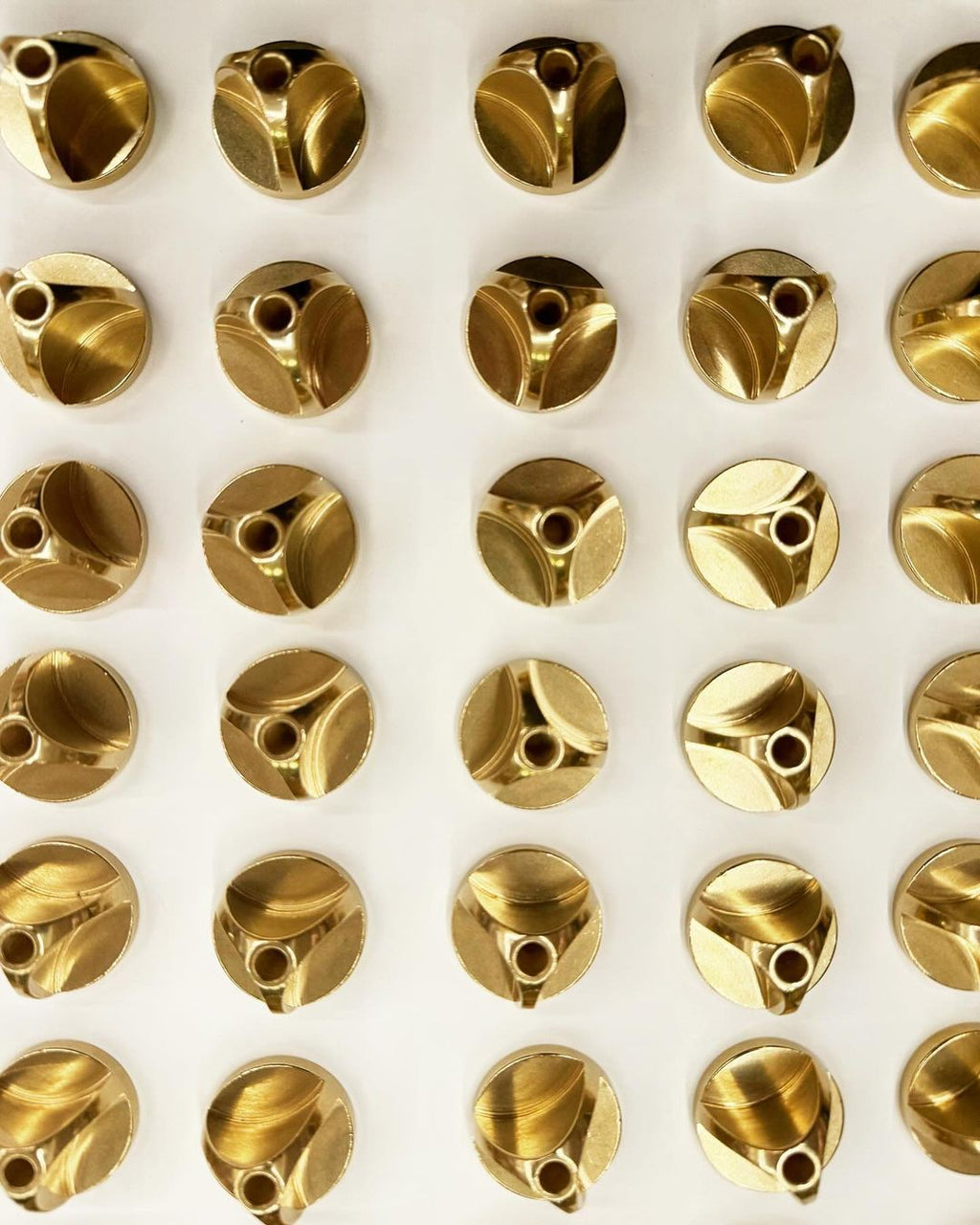 Handmade Brass 45 middle / adapter