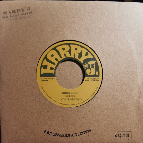 Lloyd Robinson / King Cannon ‎– Cuss Cuss / Soul Scorchia