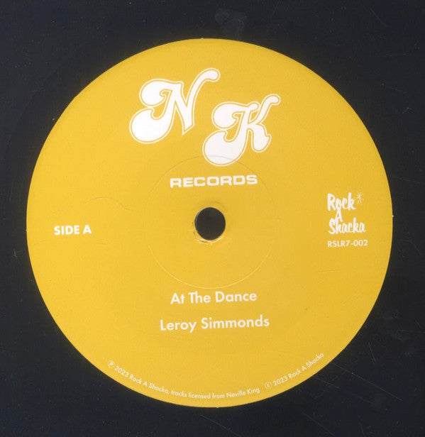 Leroy Simmonds, One Blood ‎– At The Dance / Come On Sister