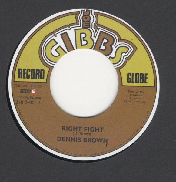 Dennis Brown – Right Fight