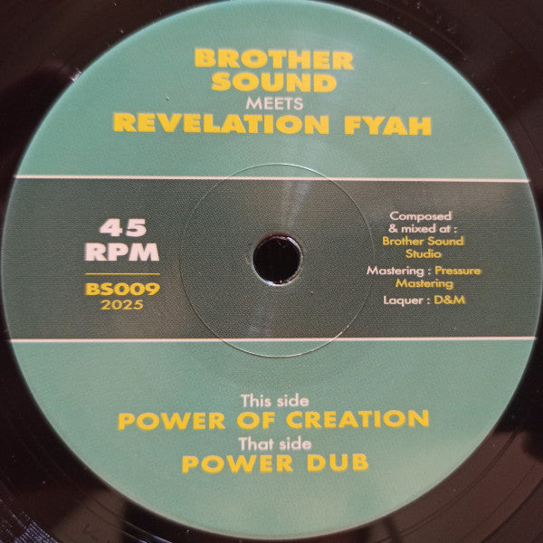 Brother Sound, Revelation Fyah – Power of Creation