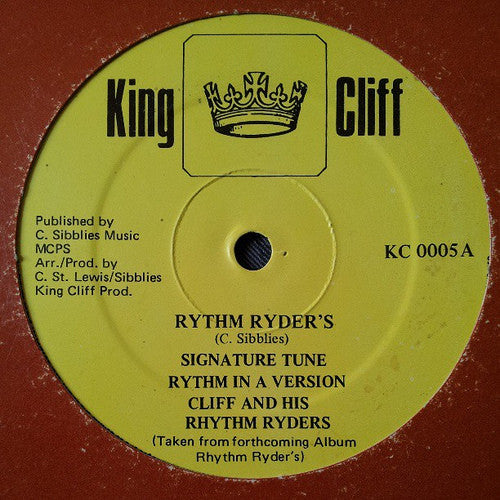 Cliff And His Rhythm Ryders – Rythm Ryder's
