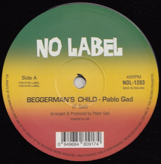 Pablo Gad – Beggarman's Child