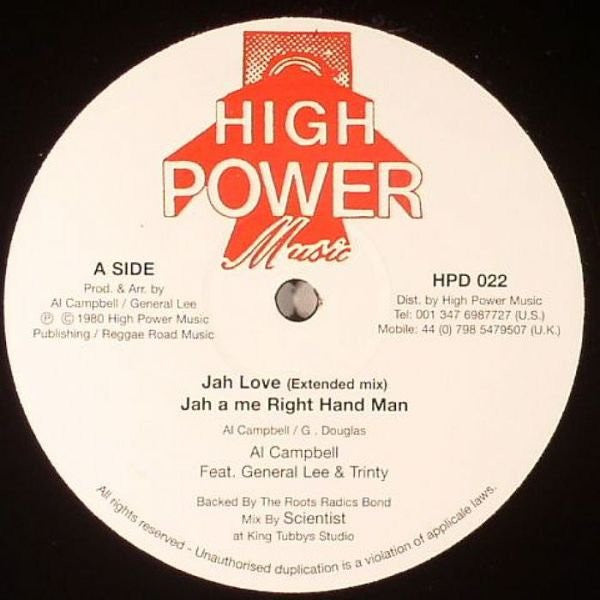 Al Campbell Feat General Lee & Trinity  – Jah Love / Jah A Me Right Hand