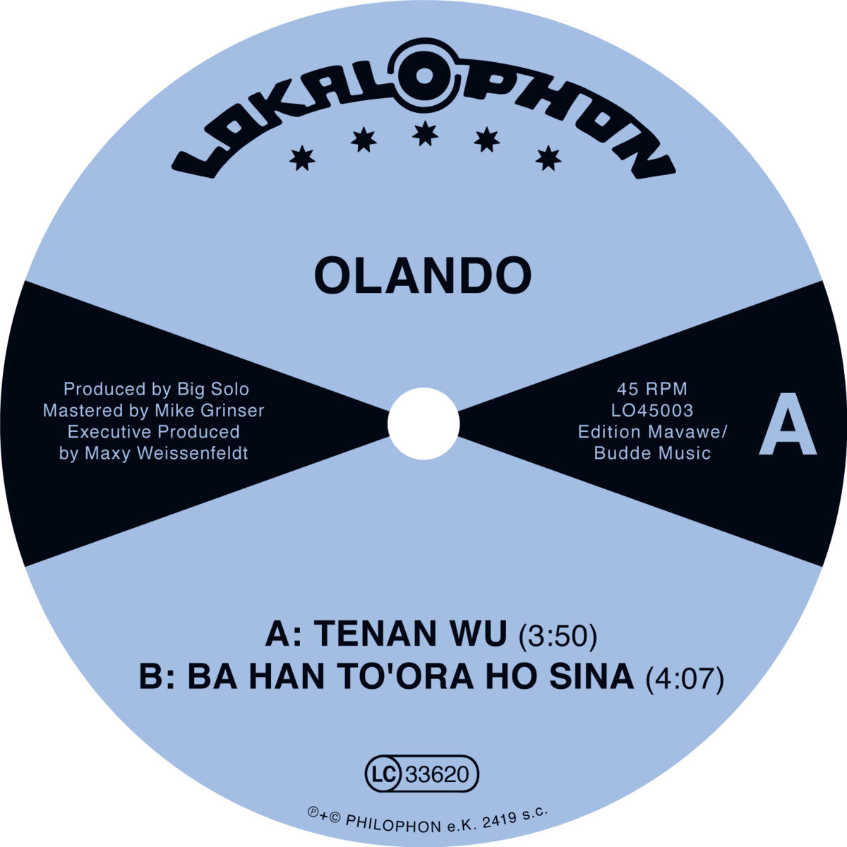 Olando ‎– Tenan Wu / Ba Han To'Ora Ho sina