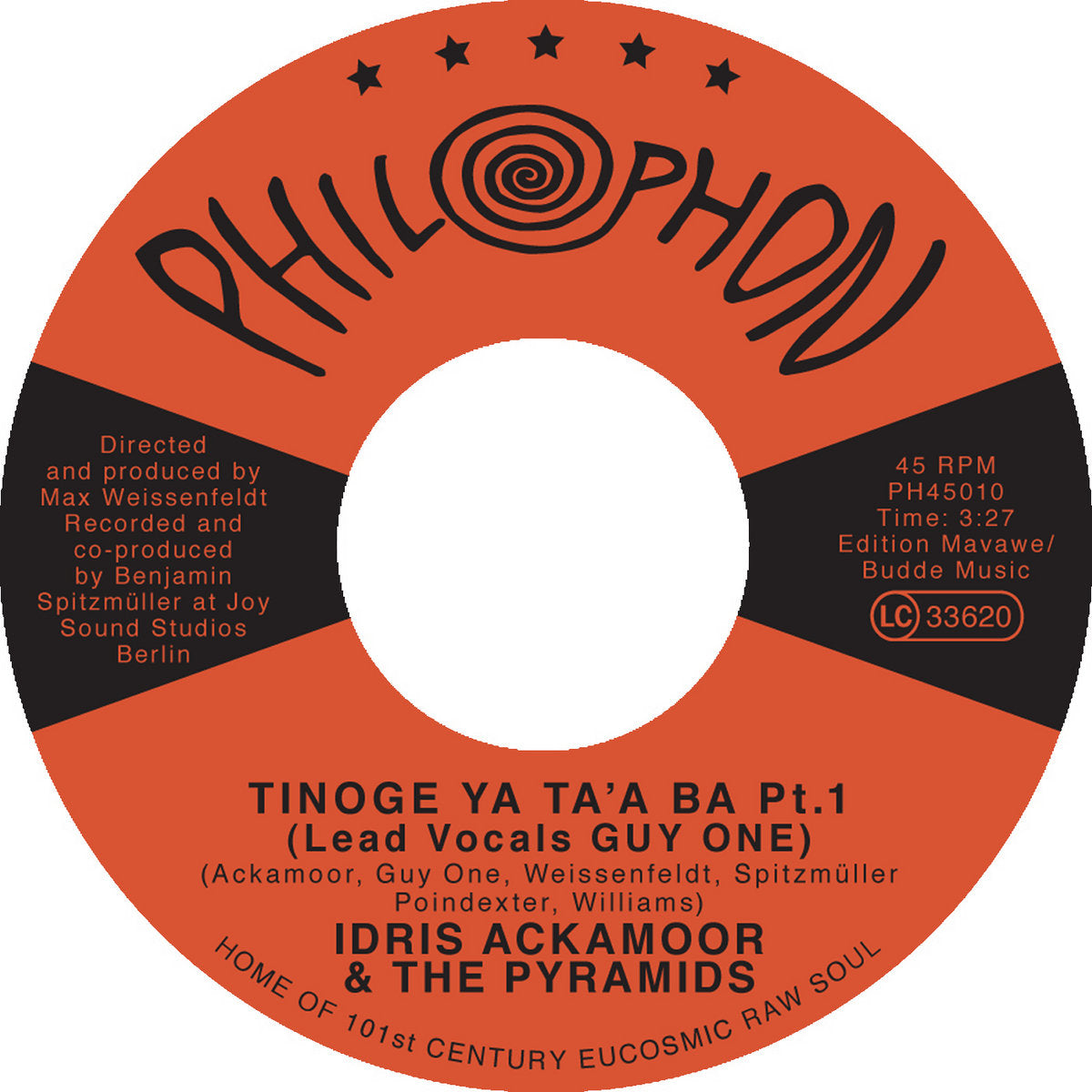 Idris Ackamoor & The Pyramids (3) ‎– Tinoge Ya Ta'a Ba
