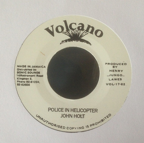 John Holt – Police In Helicopter