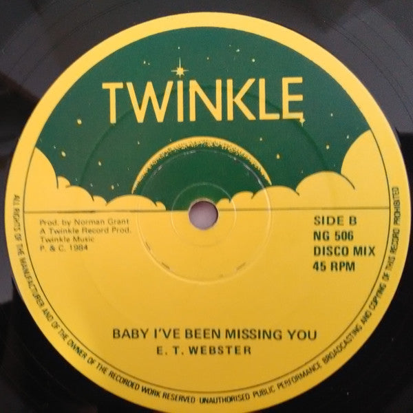 E. T. Webster ‎– Dream Lover / Baby I've Been Missing You