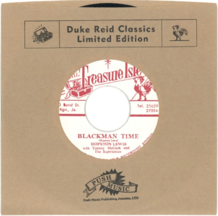 Hopeton Lewis - Blackman Time / Live It Up (7")