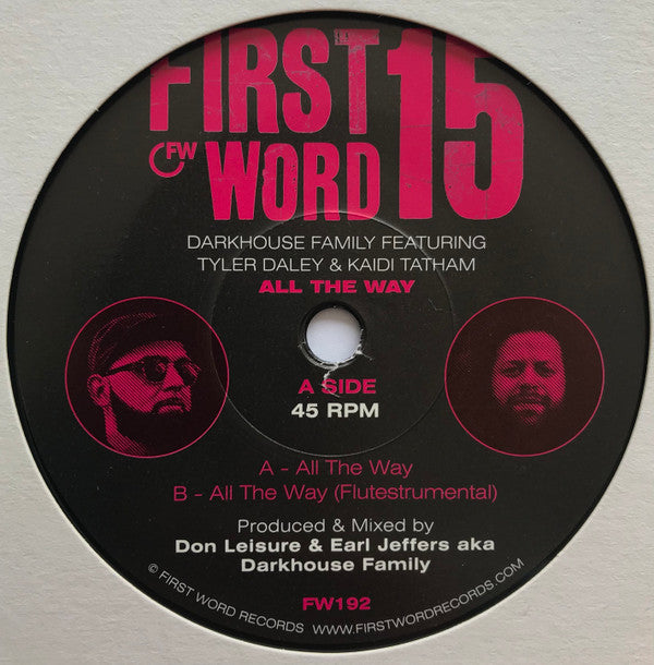Darkhouse Family Featuring Tyler Daley & Kaidi Tatham ‎– All The Way