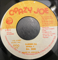 Ma Doo / Joe Gibbs & The Professionals ‎– Jammin So / Feeling Hot