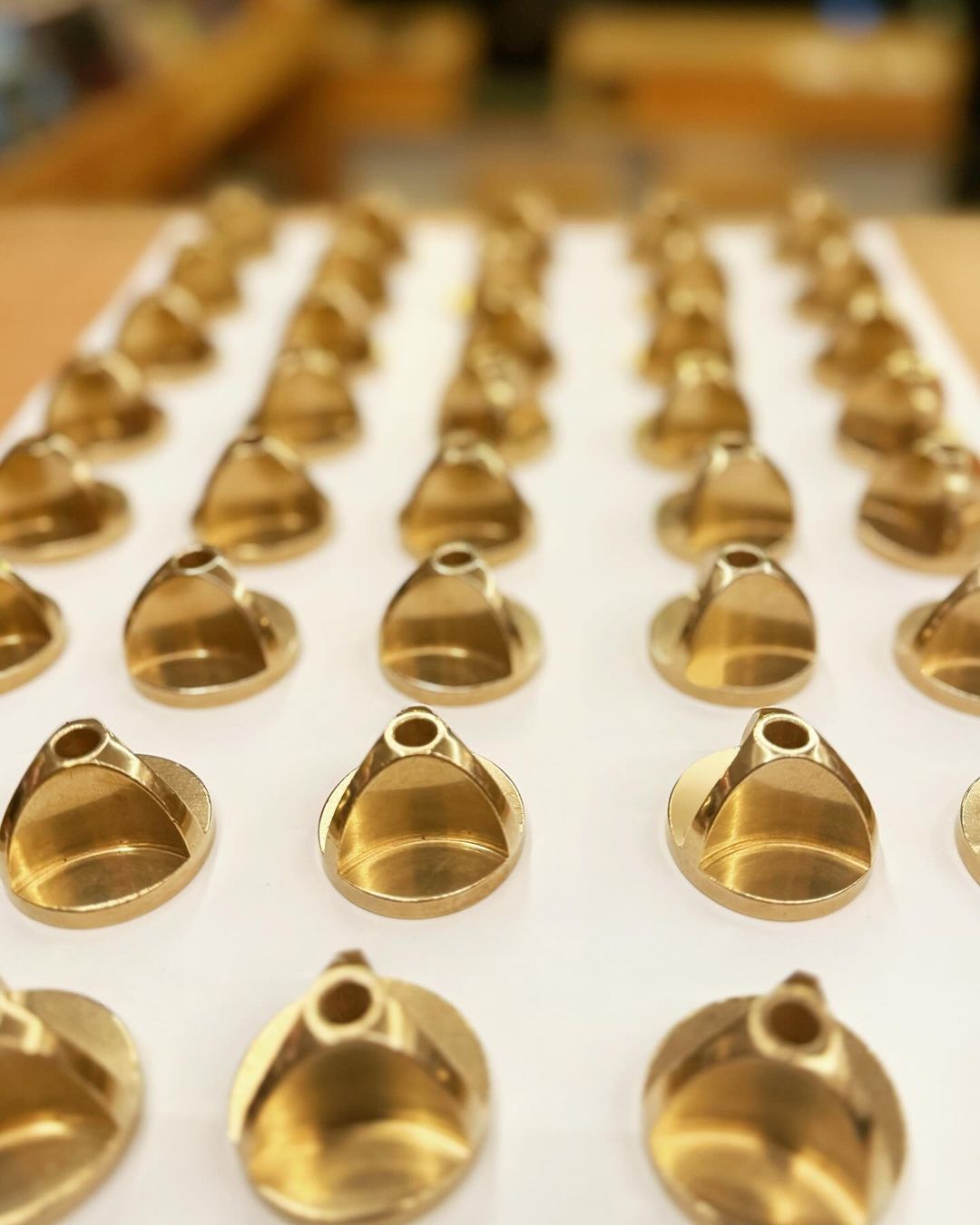 Handmade Brass 45 middle / adapter