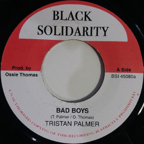 Tristan Palmer ‎– Bad Boys 7"