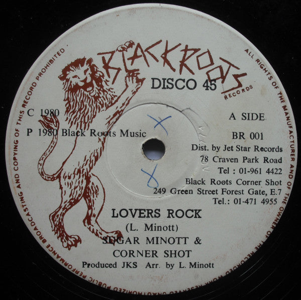 Sugar Minott & Corner Shot – Lovers Rock