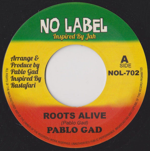 Pablo Gad – Roots Alive / Dub