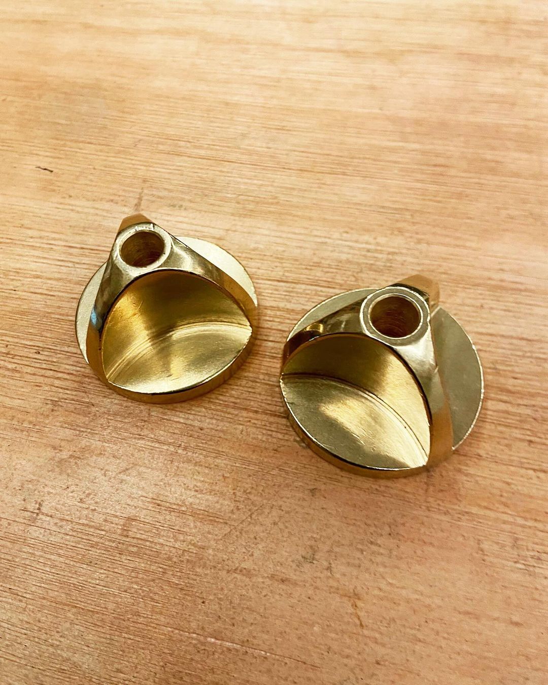 Handmade Brass 45 middle / adapter