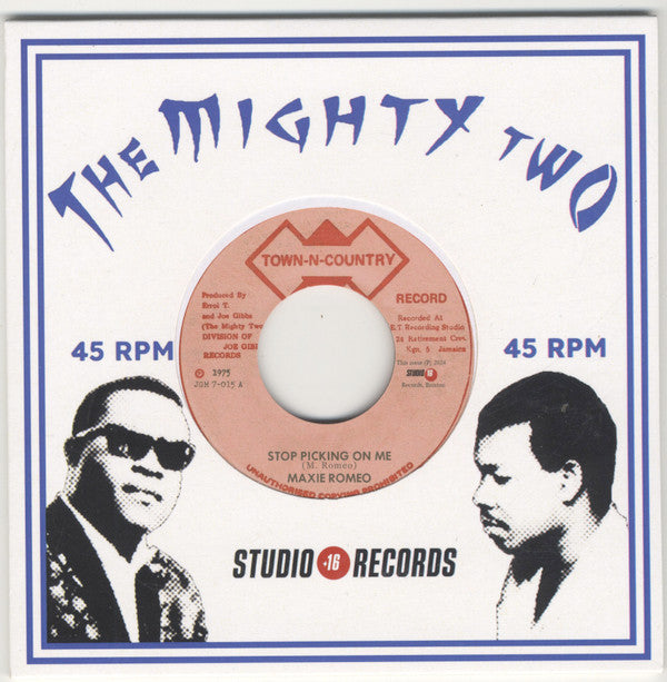 Maxie Romero / The Mighty Two - Stop Picking on Me / Lay Off
