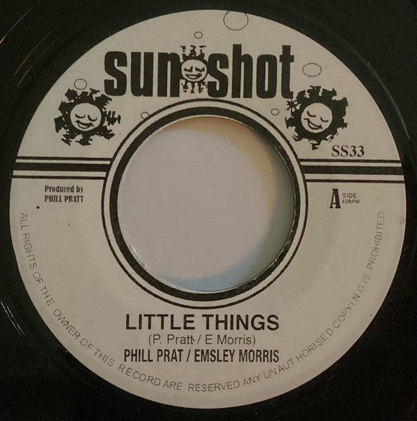 Phill Pratt + Emsley Morris ‎– Little Things / Dirty Dozens